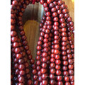 Perles en bois de santal rouge de petite taille